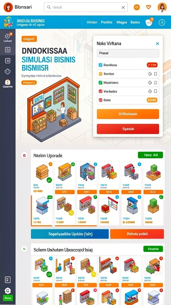 marina77 - Karakter-karakter unik yang dapat dipilih.