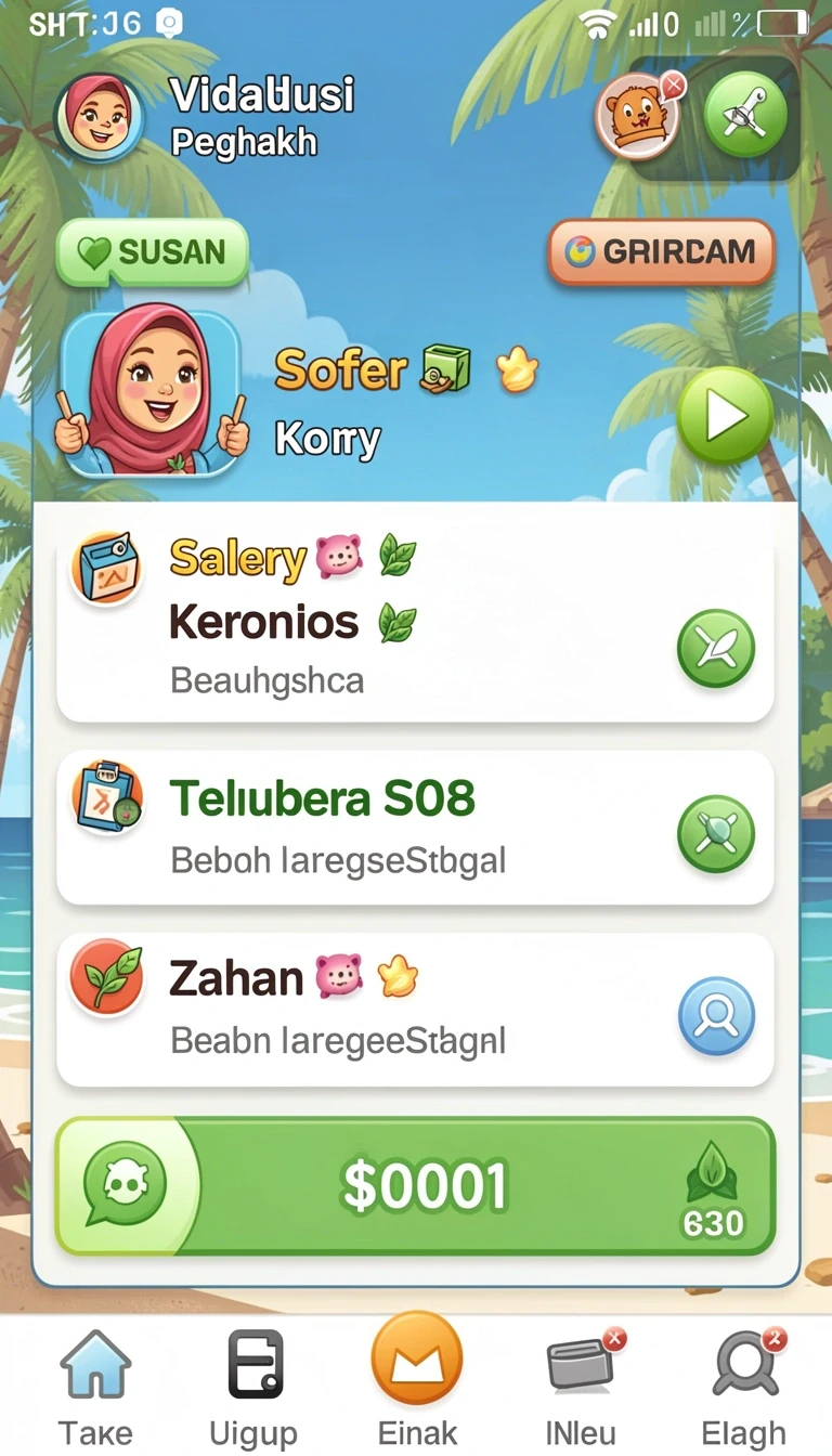 rpvip2 - Ilustrasi interaksi sosial antar pemain di dalam game.